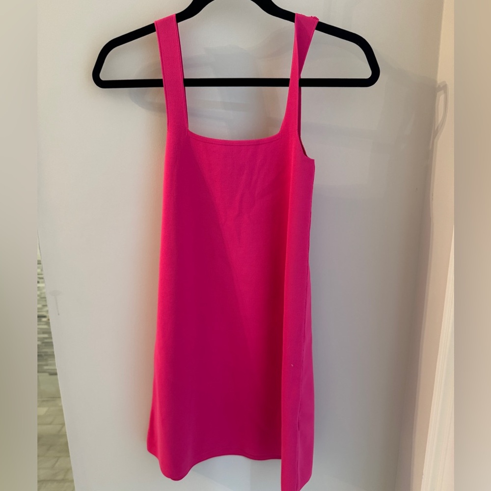 Zara XS Hot Pink Shift Dress